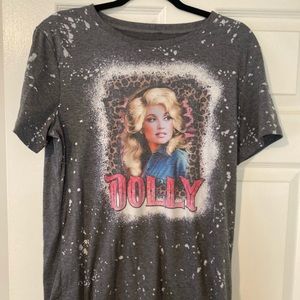 Vintage looking Dolly Parton tshirt
